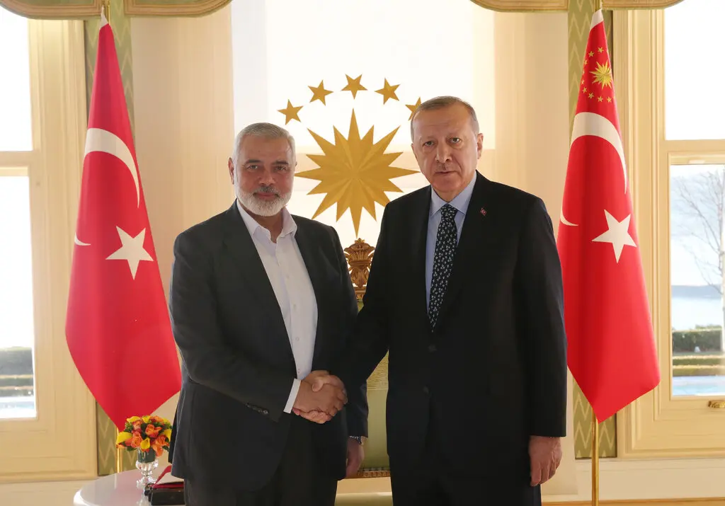 hamas in Turchia protetto da Erdogan