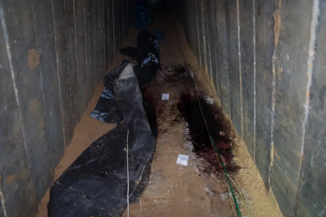 tunnel dove sono stati uccisi gli ostaggi