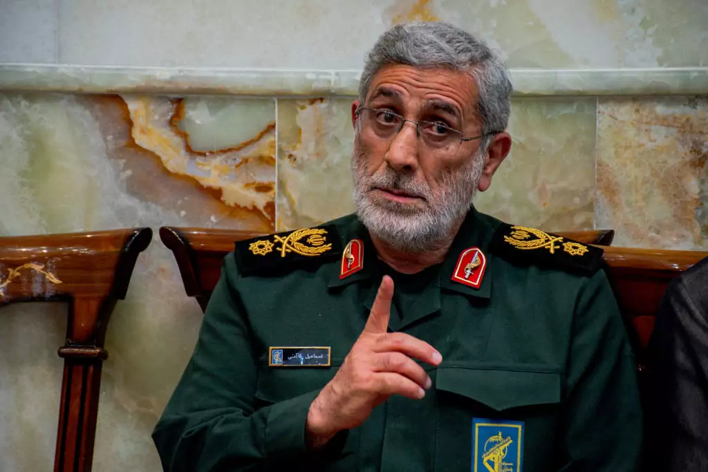 Esmail Ghaani, attuale capo della Forza Quds delle IRGC iraniane