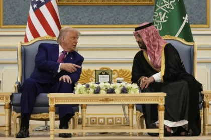 Trump con bin salman parlano di Israele e Giudea e Samaria