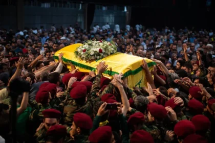 Hezbollah funerali di Nasrallah