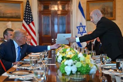 trum e netanyahu parlano della guerra tra israele e iran