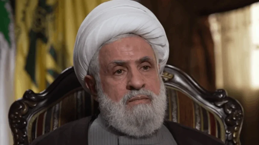 Il leader di Hezbollah critica il piano di Trump per Gaza 1 Il leader di Hezbollah, Naim Qassem