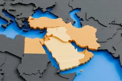 mappa medio oriente