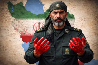 IRGC mani insanguinate in Iran