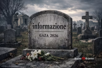 tomba informazione a Gaza