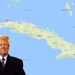 Cuba con trump che guarda