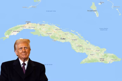 Cuba con trump che guarda