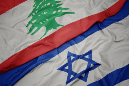 bandiere del libano e israele